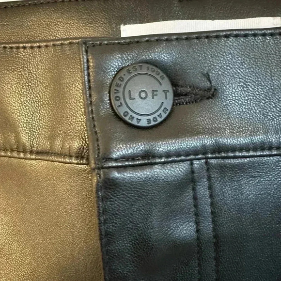 Loft Vegan Leather Pants - Picture 7 of 13